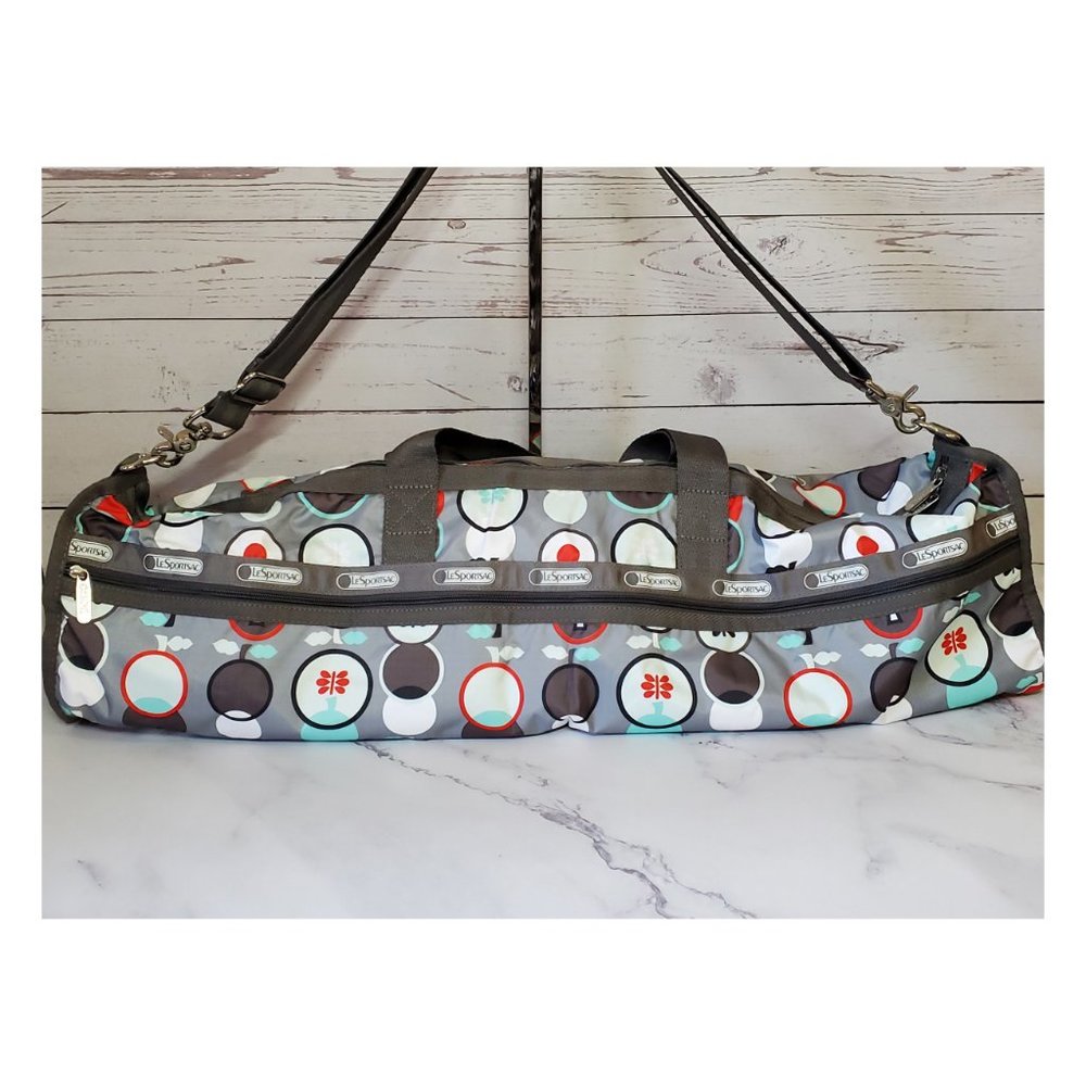 LeSportsac Lotus Yoga Mat Gym Bag 7835-4751 BEBOP - Picture 2 of 7